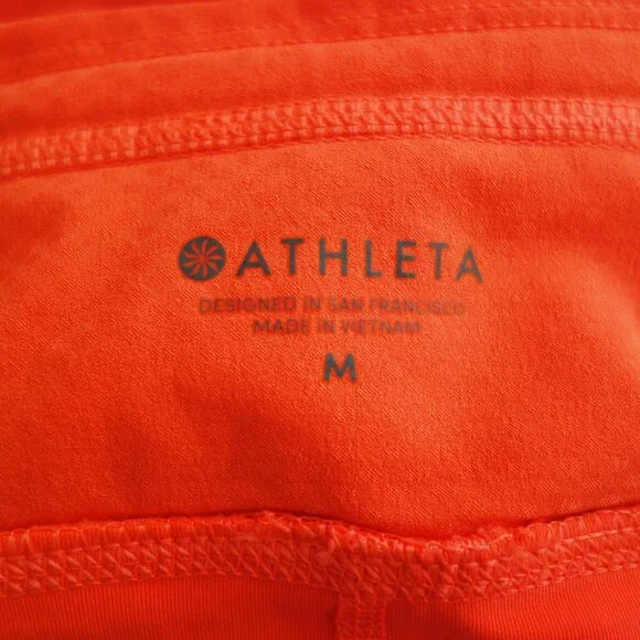 Athleta Action Dobby Skort Orange Athletic Golf Tennis Skirt 14.5" (M) NWOT! - Picture 10 of 13